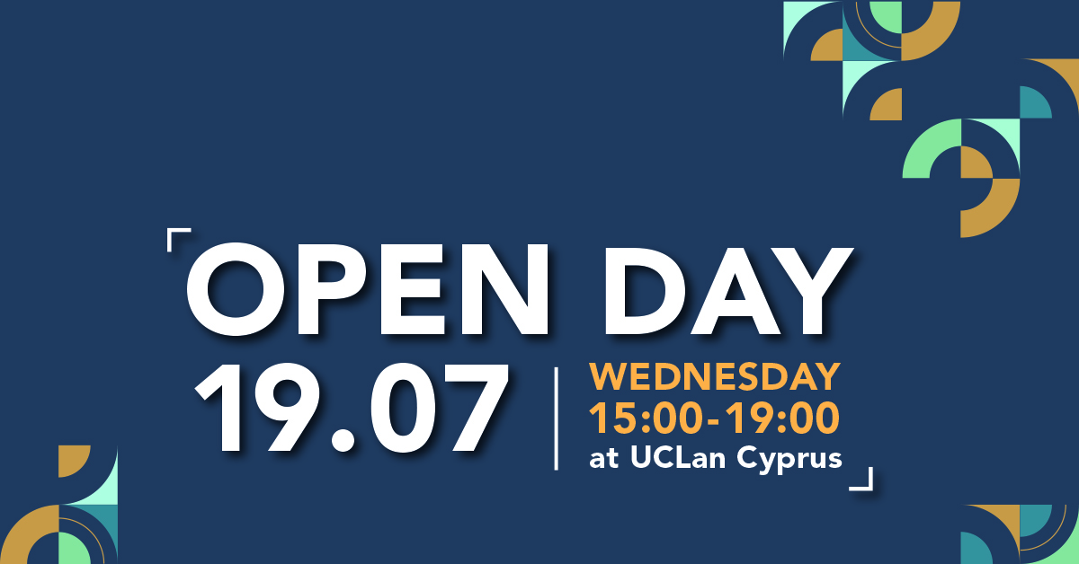 Ανακάλυψε έναν κόσμο γεμάτο ευκαιρίες στο Open Day του Πανεπιστημίου UCLan Cyprus!