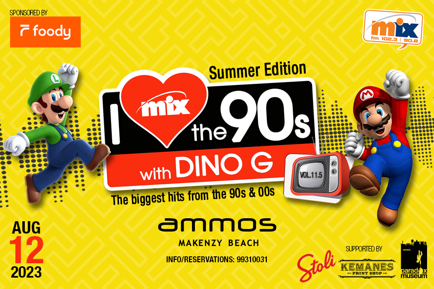Mix FM’s I love the 90s with Dino G Volume 11.5!
