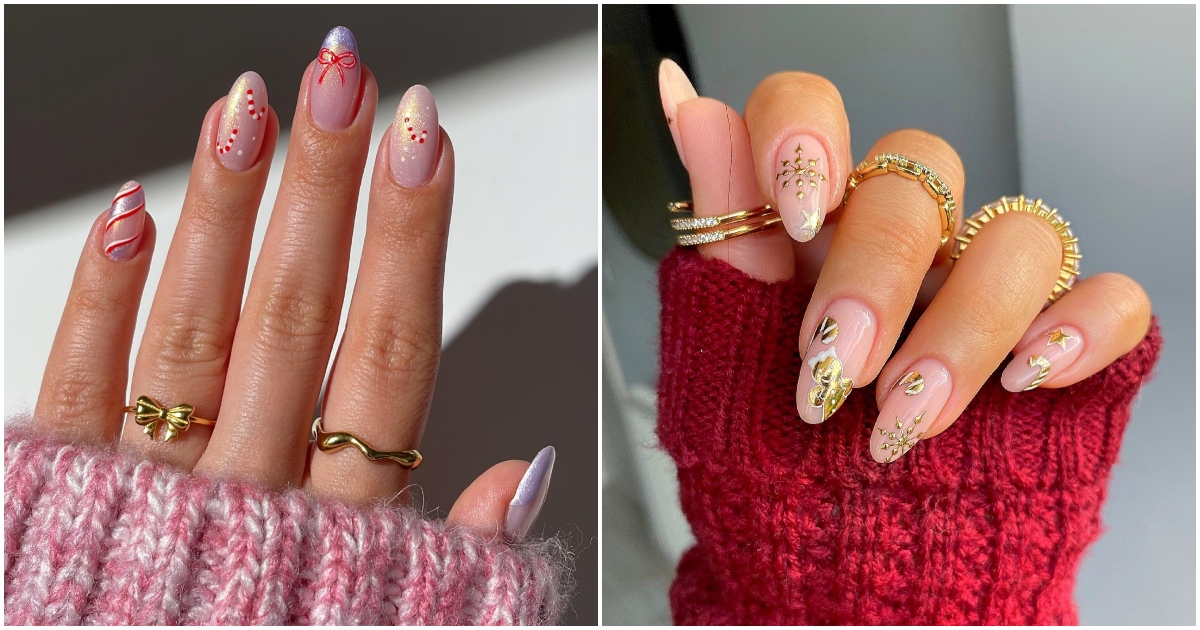 Xmas nails: 10 festive ιδέες για να κάνεις στα νύχια σου αυτόν τον Δεκέμβριο!